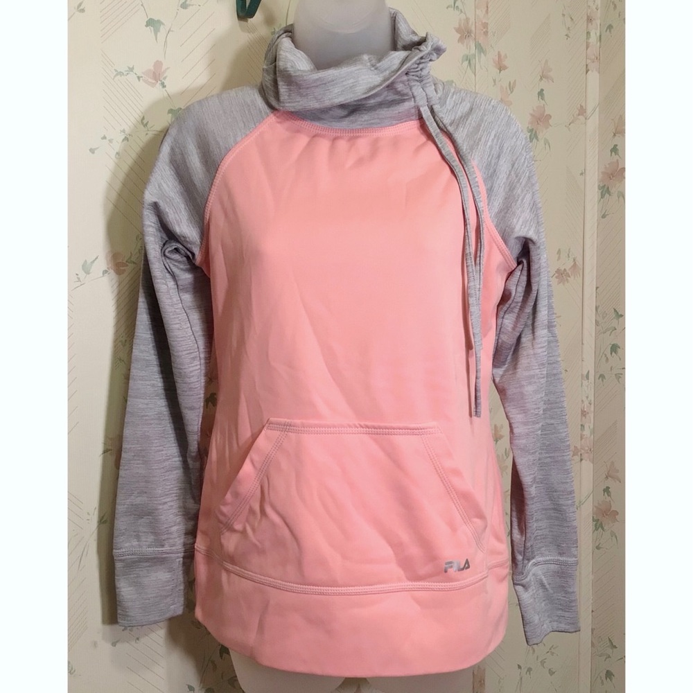 Fila Pink Turtleneck Sweatshirt - Picture 1 of 4